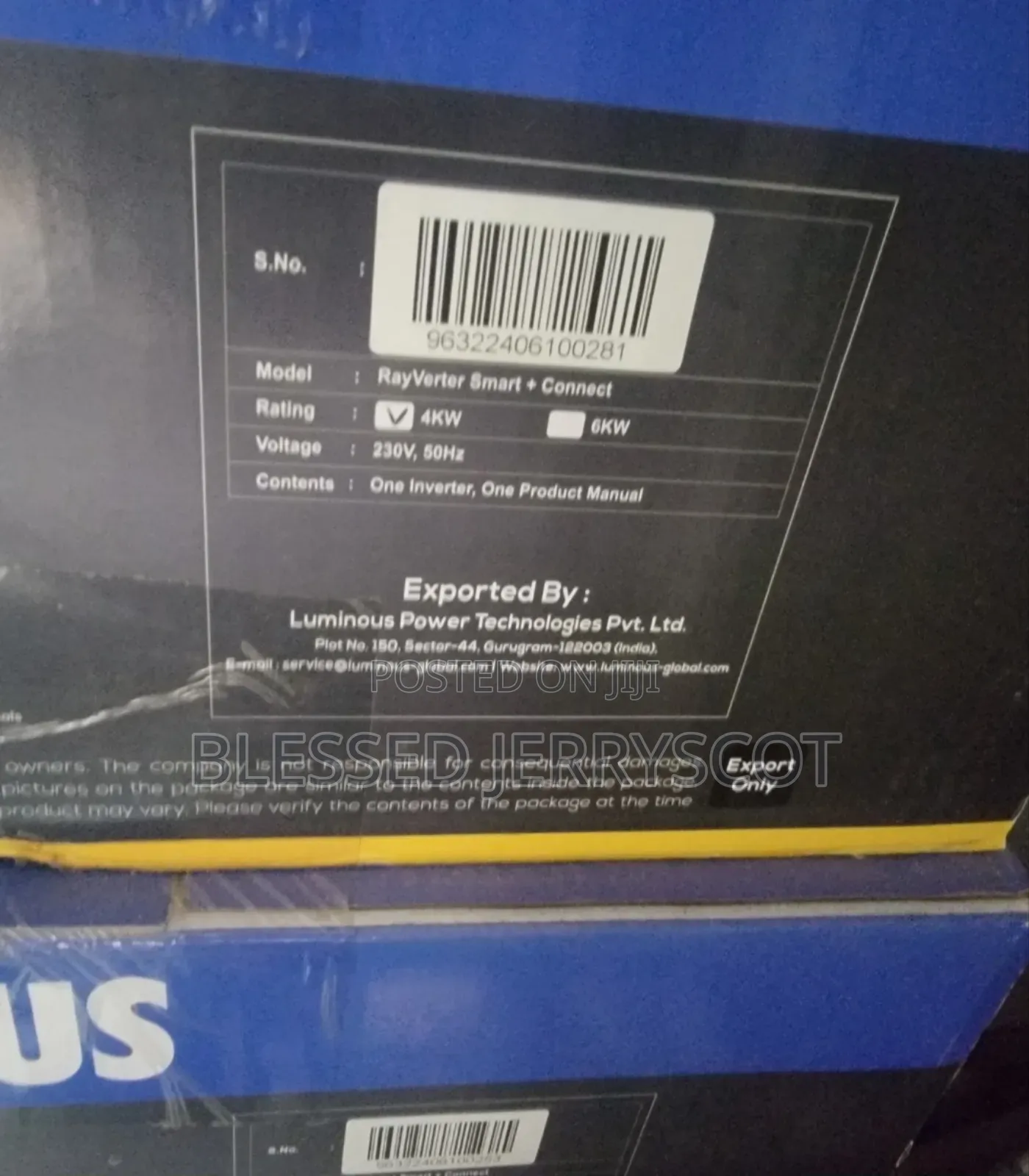 Luminous Hybrid 4kva,24v Solar Inverter In Stock.