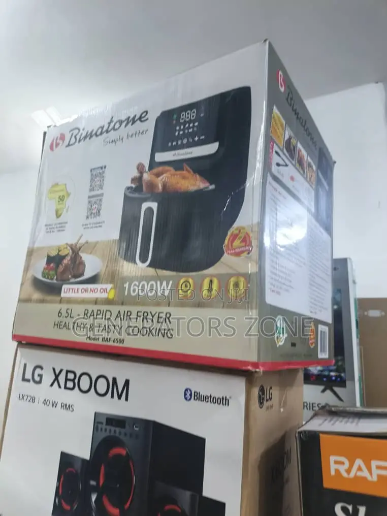 Smart Binatone Air Fryer 6.5l Baf-6500 for Everyday Cooking