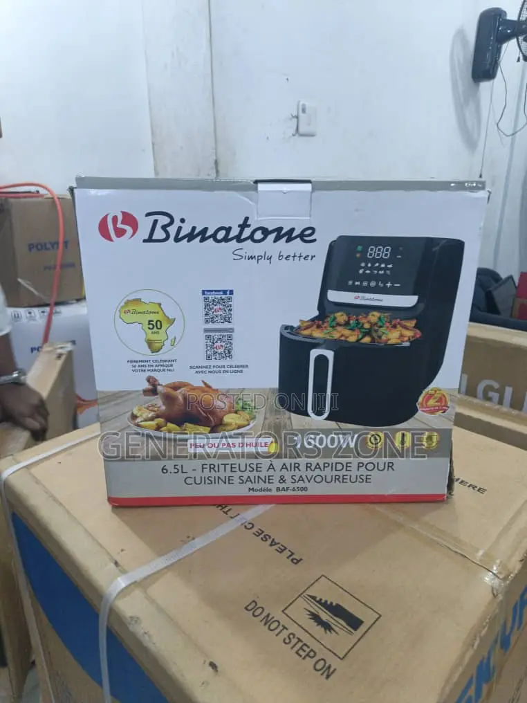 Binatone Digital Air Fryer Baf-6500 – 6.5l Large Capacity