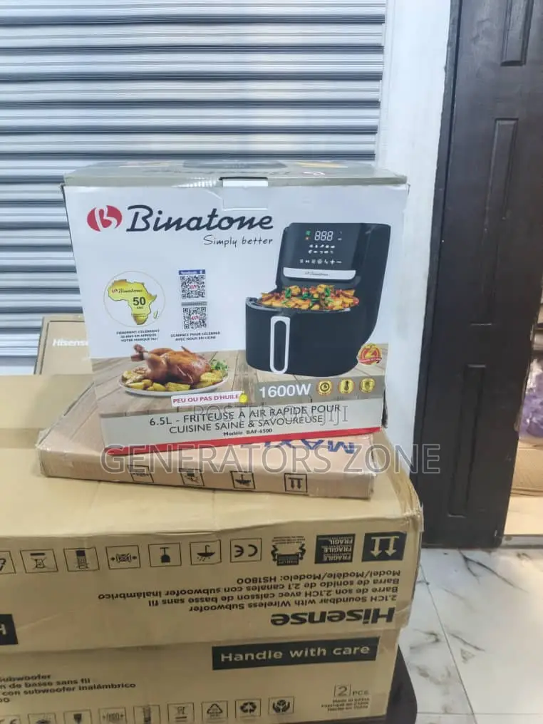 Binatone 6.5l Air Fryer – Model Baf-6500 Smart Control