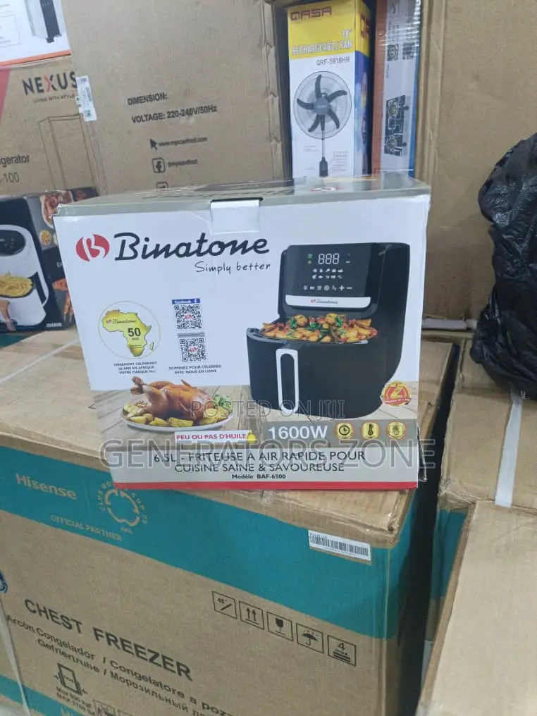 Binatone Baf-6500 Air Fryer 6.5l – Energy Saving Design