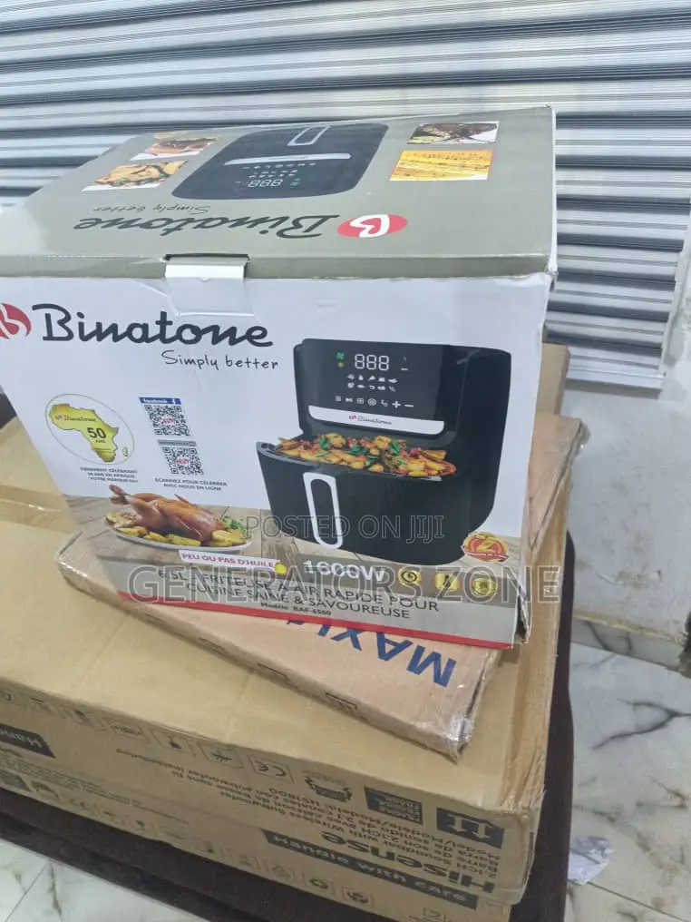 Binatone 6.5l Digital Hot Air Fryer – Baf-6500 Model