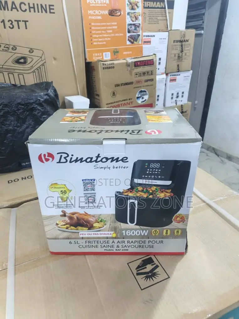 Binatone Air Fryer Baf-6500 With Auto Shut-Off