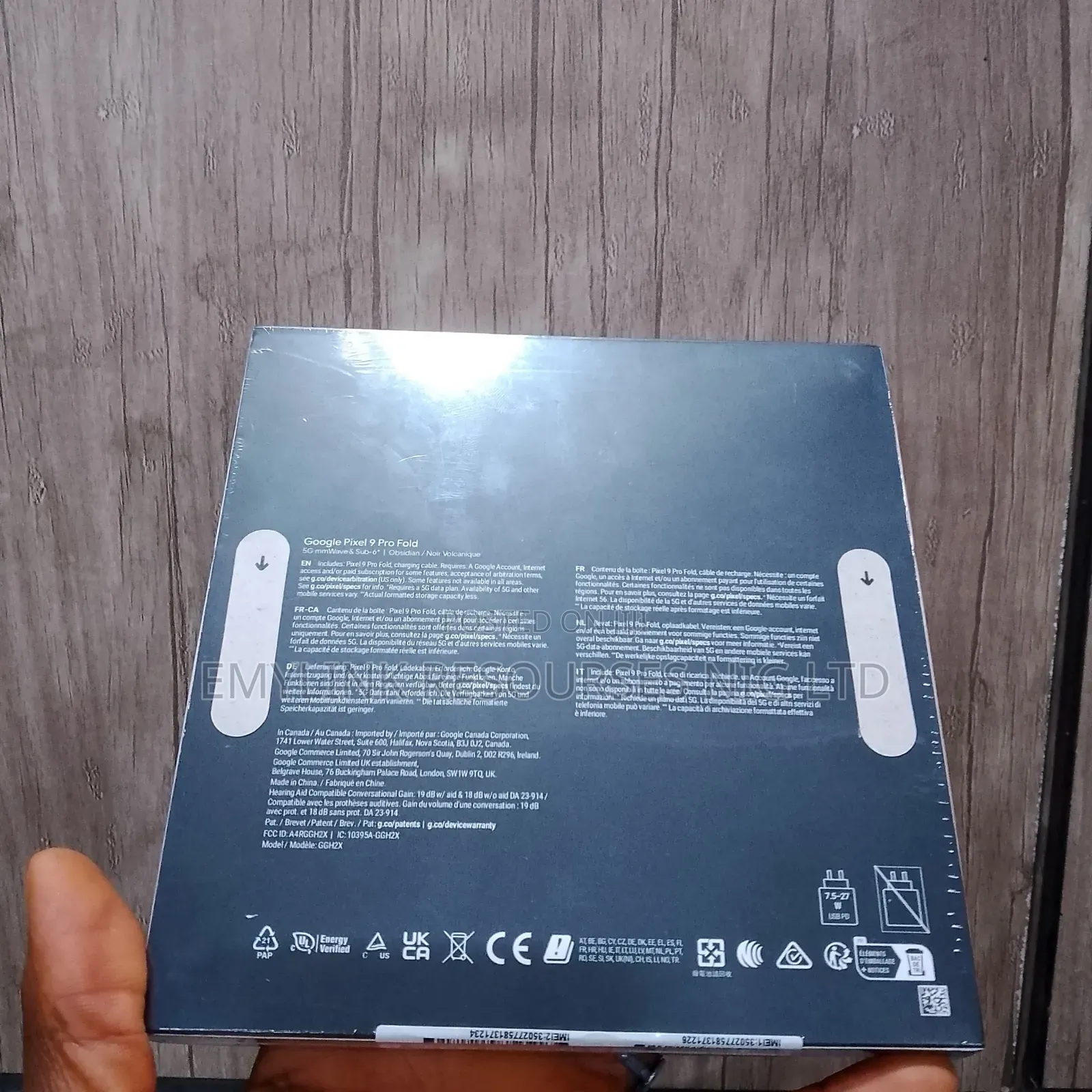 New Google Pixel 9 Pro Fold 256 GB Black