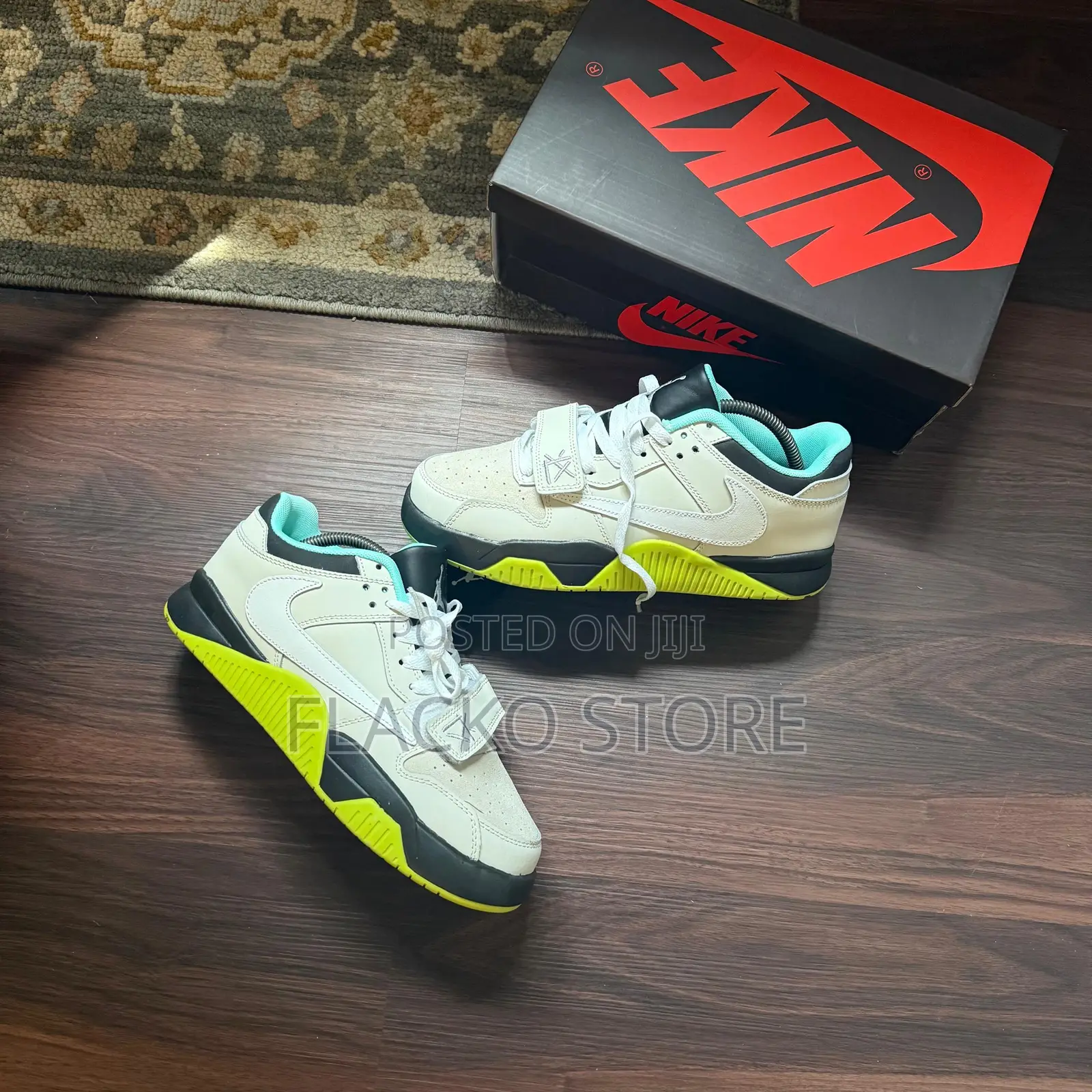 Original Travis Scott X Jumpman Cactus Jack Reverse Bright Sneakers