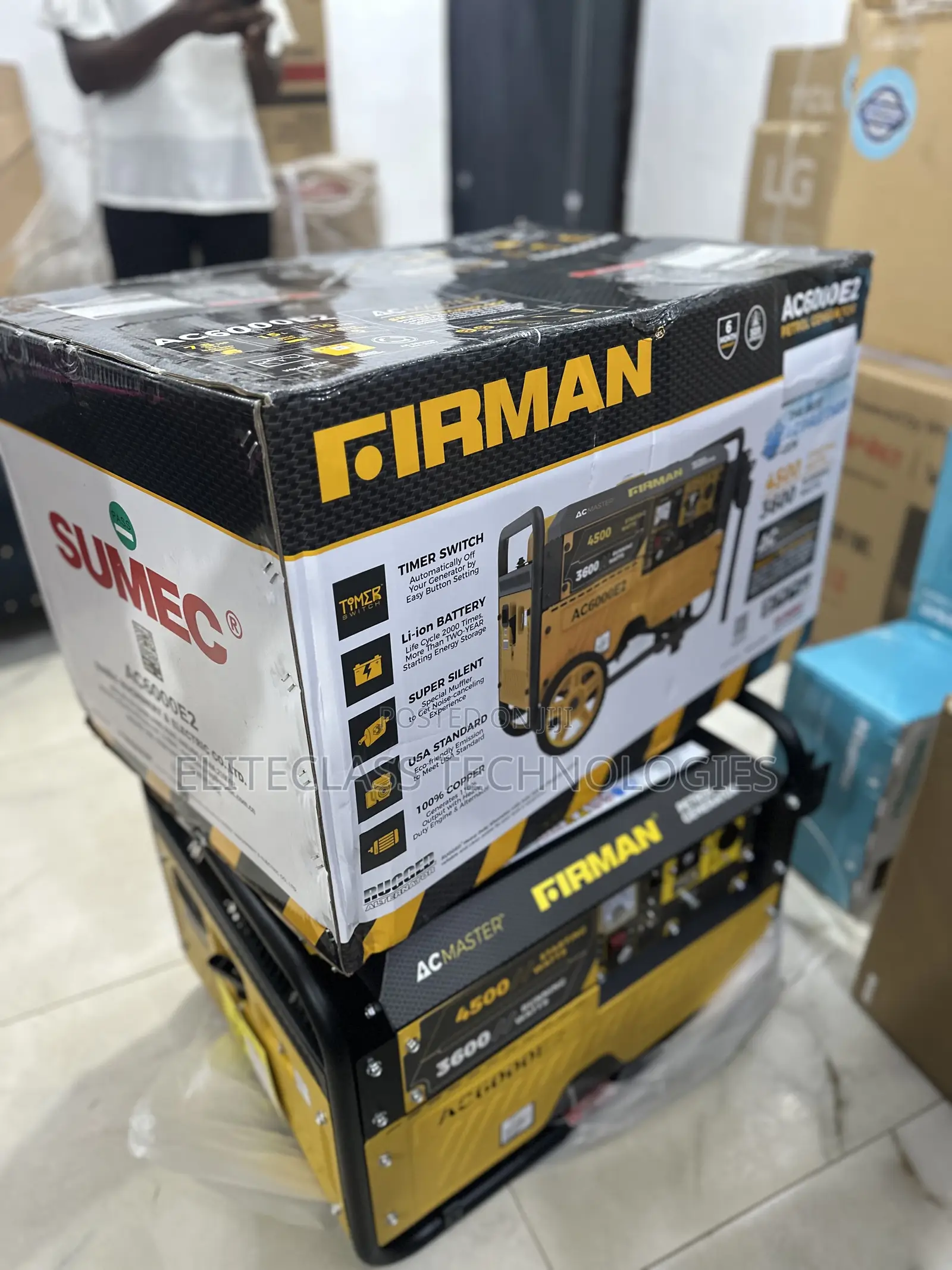 Heavy-Duty Firman Ac6000e2 Ac Master 3.5kva Generator