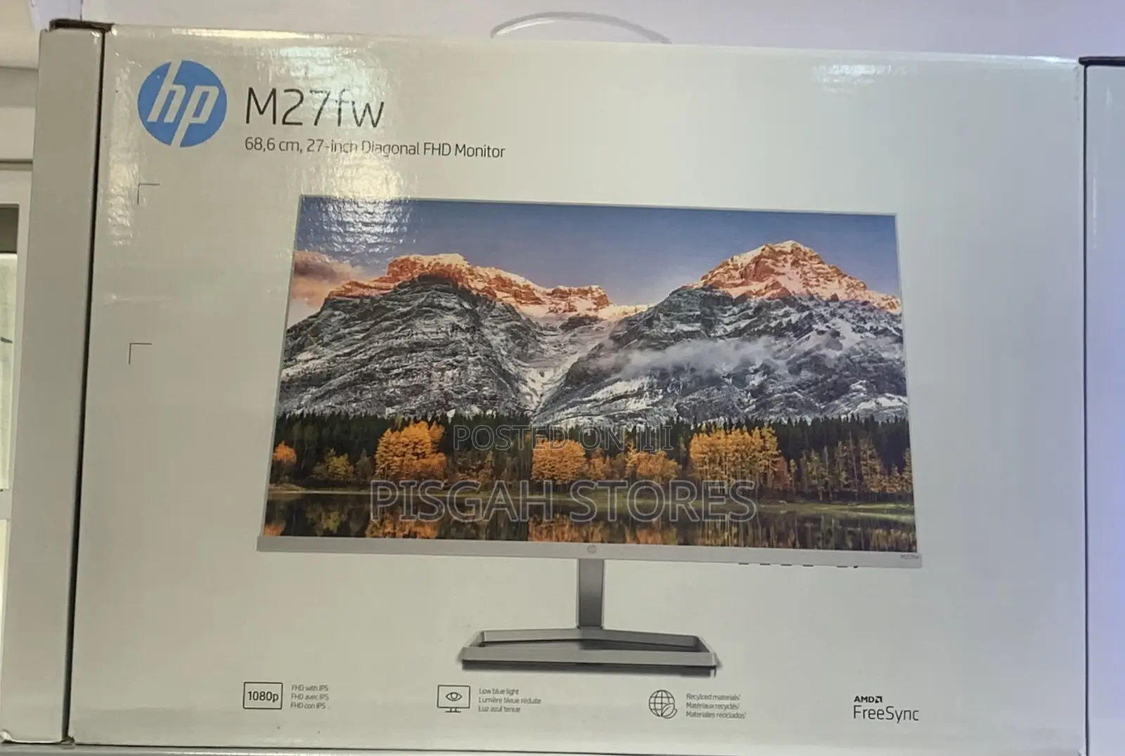 Hp M27fw Diagonal FHD Monitor