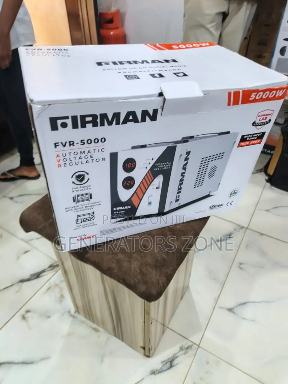 Durable Firman 5kva Floor Standing Voltage Stabilizer FRV-5000