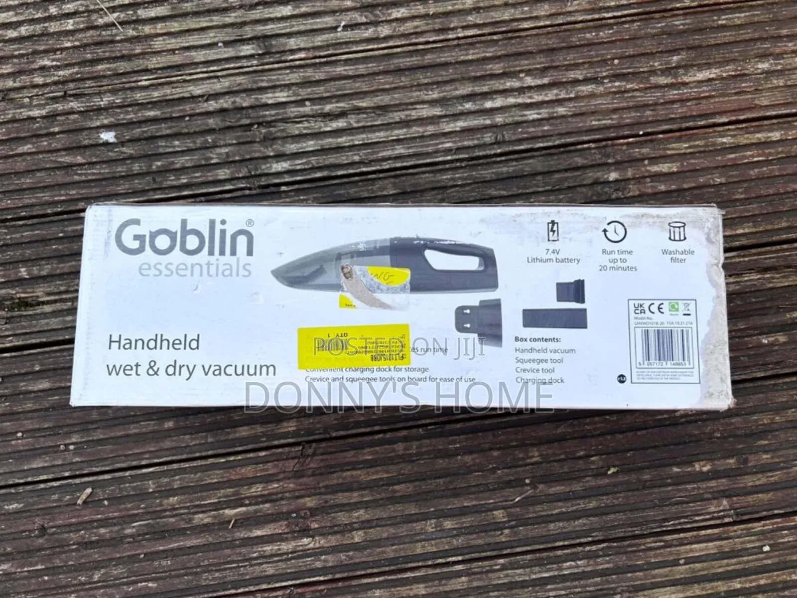 Goblin Essentials Handheld Wet and Dry Vacuum