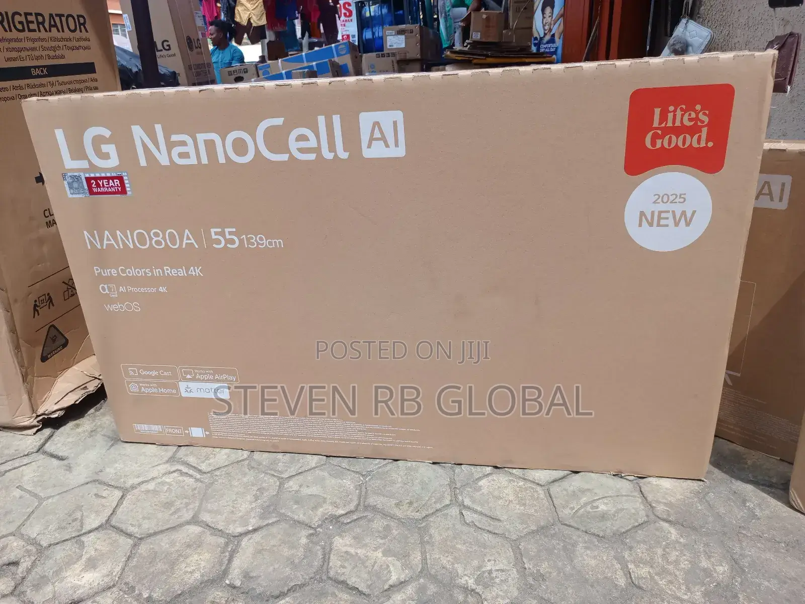 Lg 55 Inches Nanocell Nano80 Smart Tv (2025 Model)