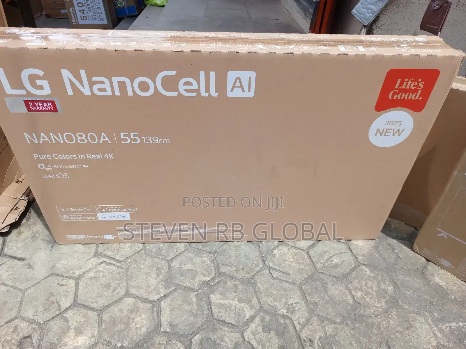 Lg 55 Inches Nanocell Nano80 Smart Tv (2025 Model)