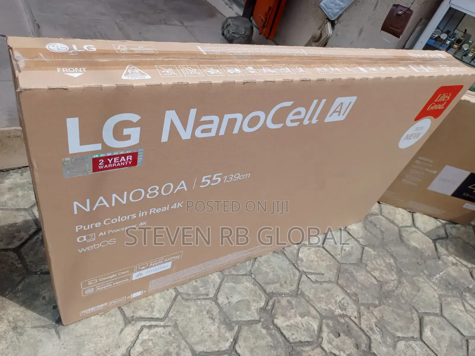 Lg 55 Inches Nanocell Nano80 Smart Tv (2025 Model)