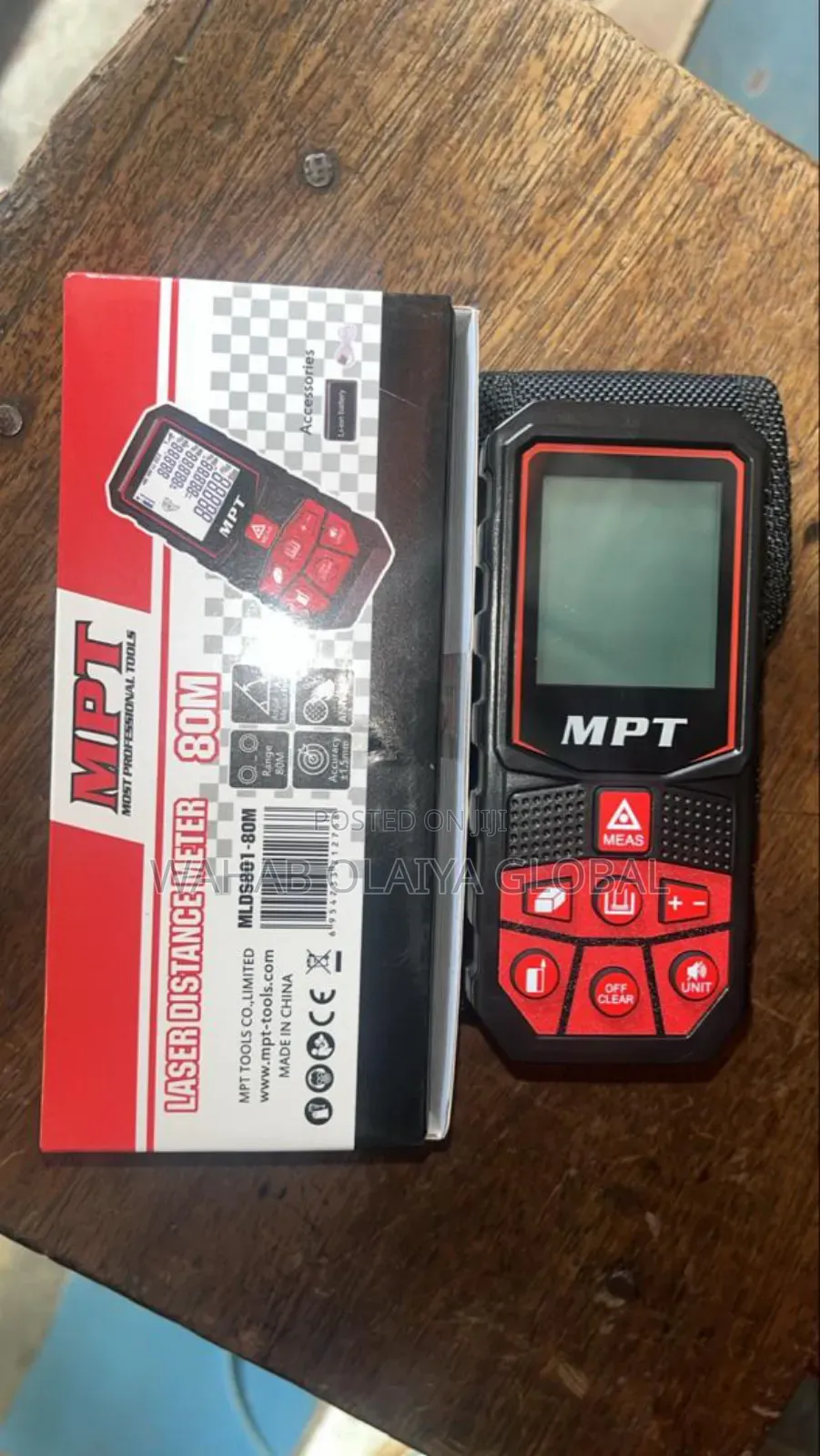 MPT Laser Distance Meter – 80m High Precision Measuring Tool