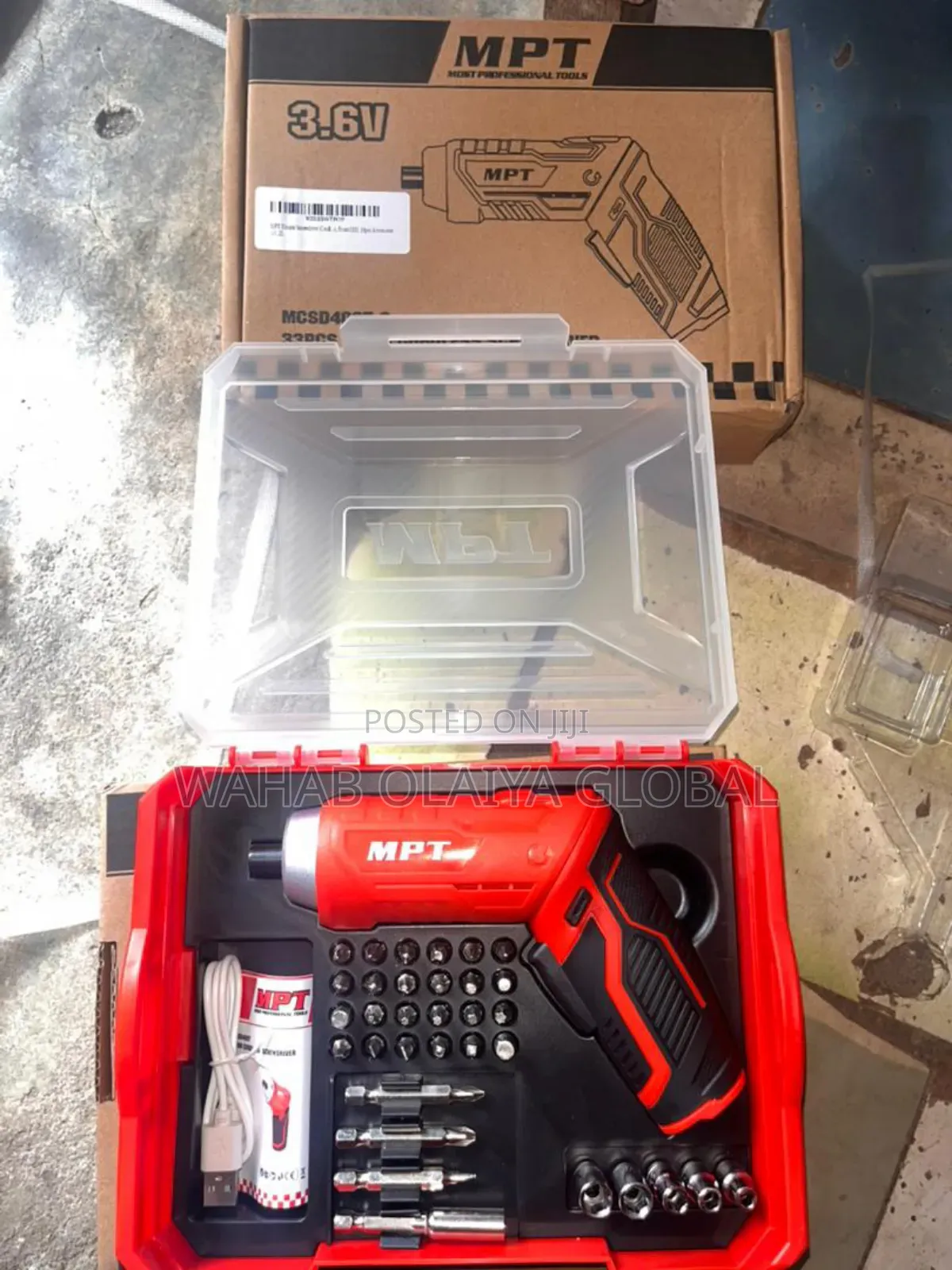 MPT 3.6v Li-Ion Cordless Screwdriver – Compact Rechargeable Tool