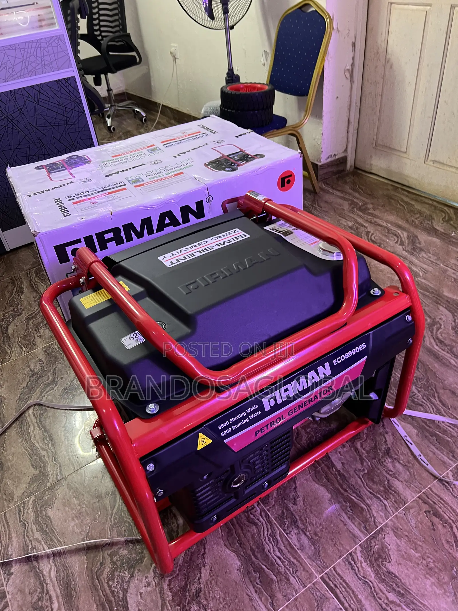 Firman 6.0kva Key Start Petrol Generator – High Capacity Engine