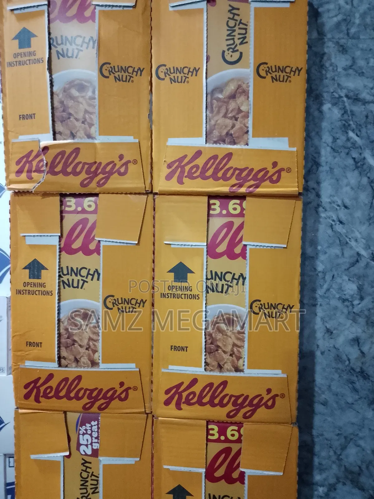 Kelloggs Crunchy Nut 9x460g