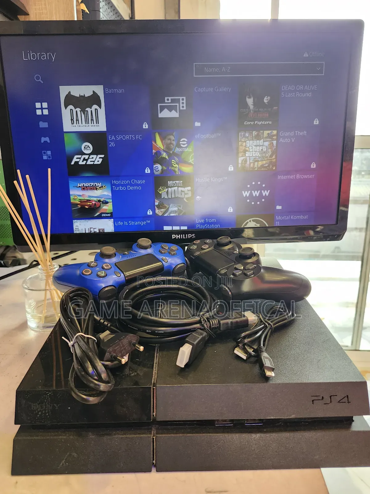Neat Uk Ps4 Fat + Fc26 Game + 2 Pads