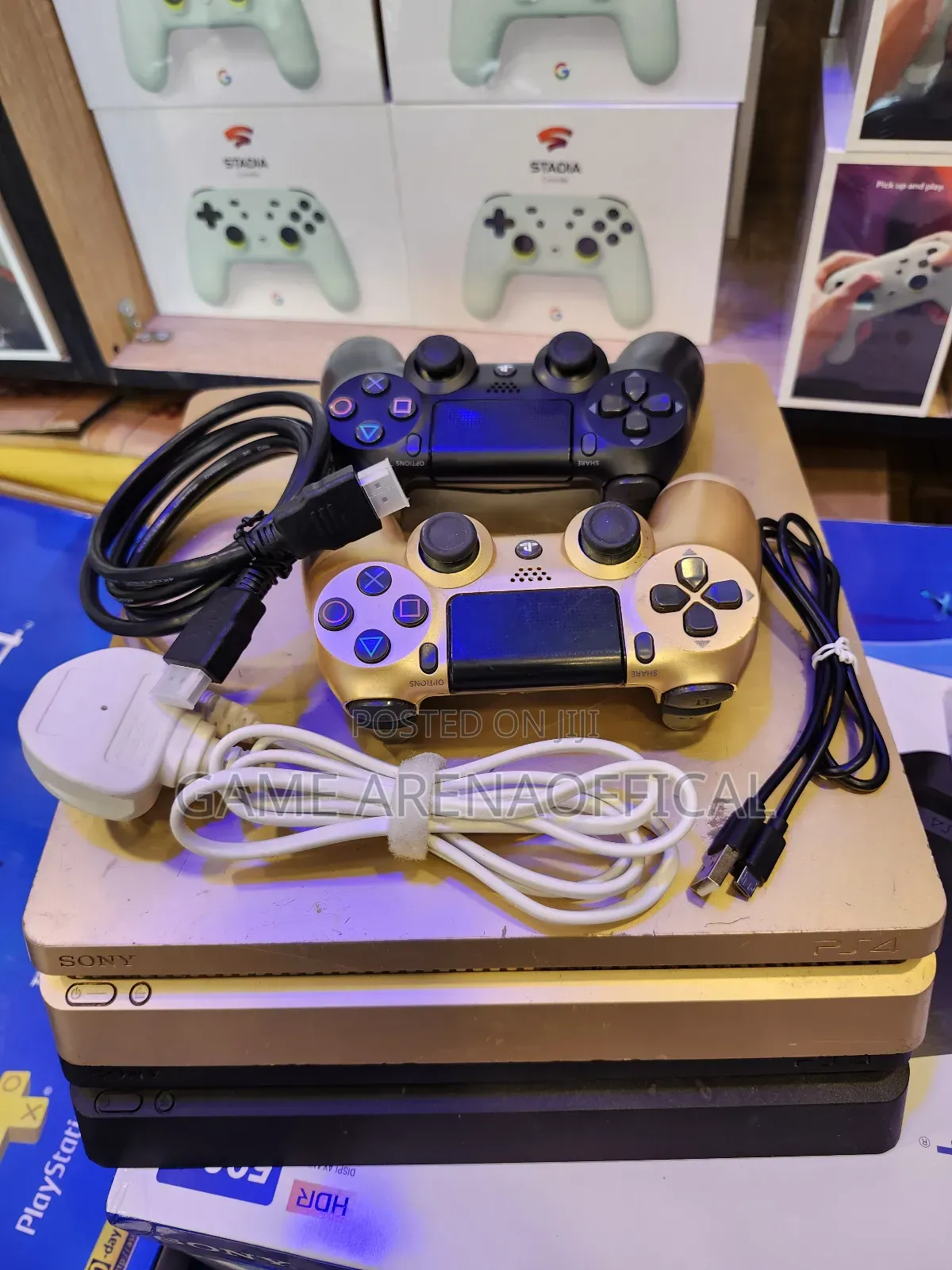 Uk Ps4 Slim + Fc25/26 Installed – 2 Pads Included