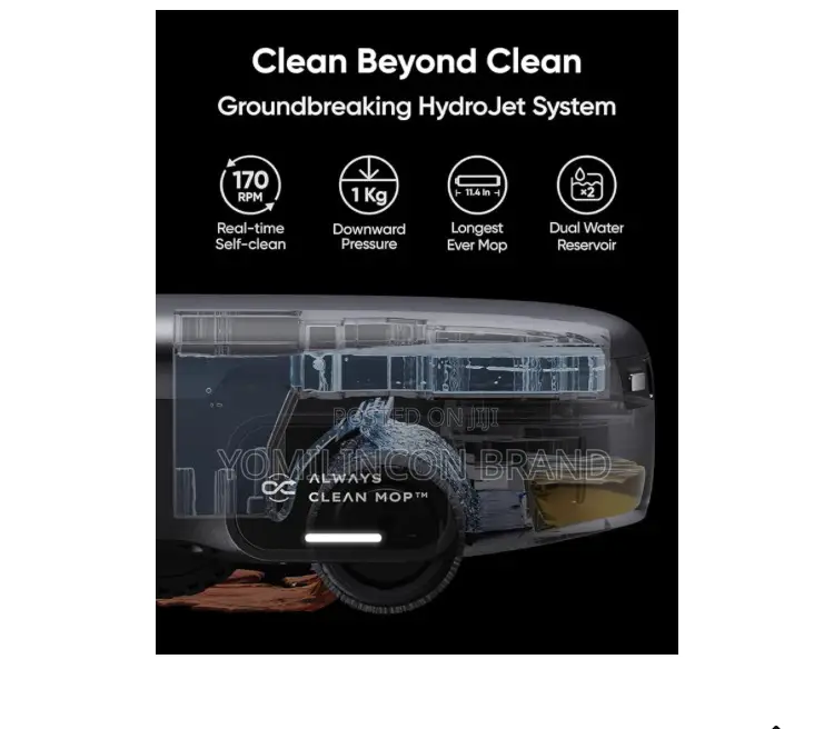 Eufy Robot Vacuum Omni S1 Pro, Hydrojet System With Roller Mop