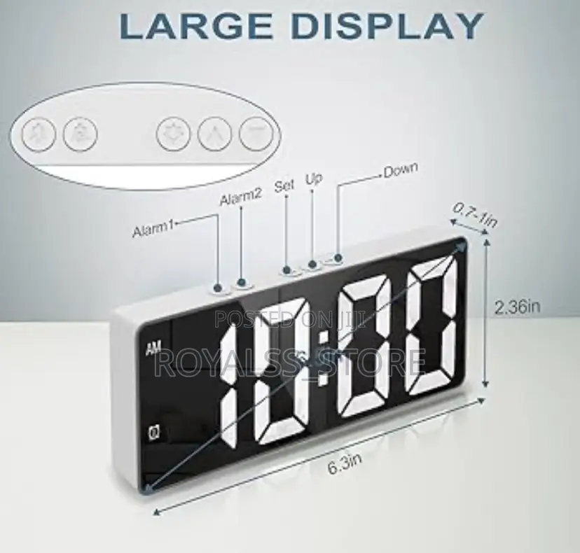 Digital Led Alarm Clock