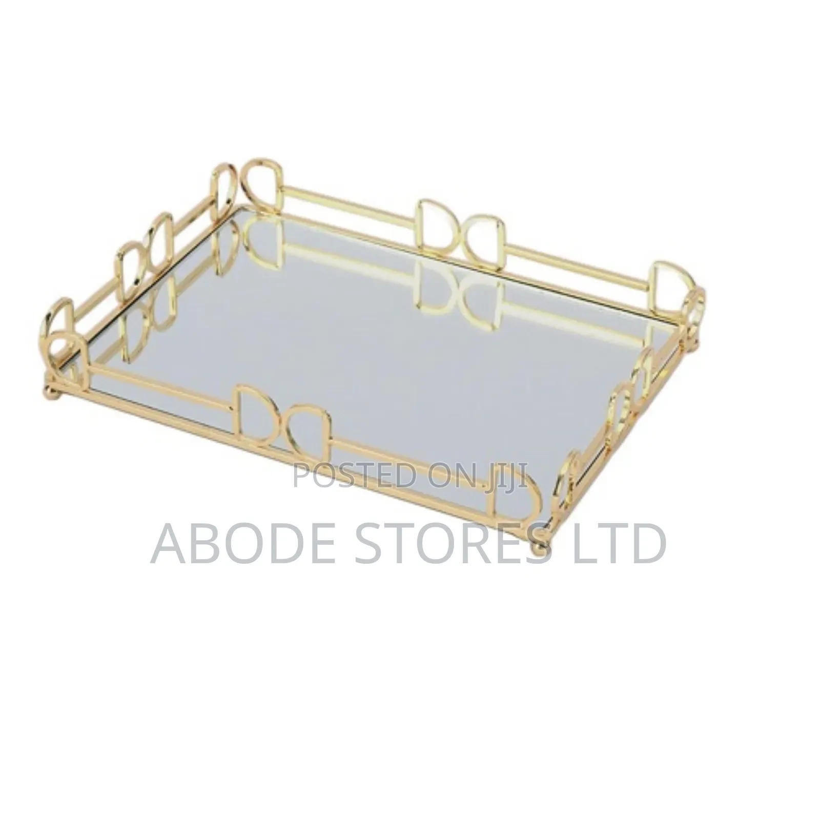Rectangle Mirror Decorative Vanity Tray