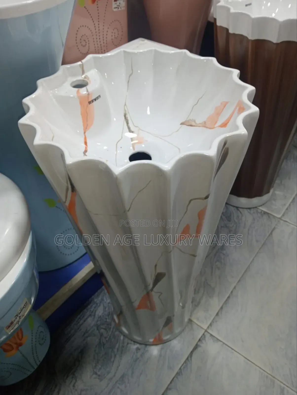 Marble Design Standing Basin