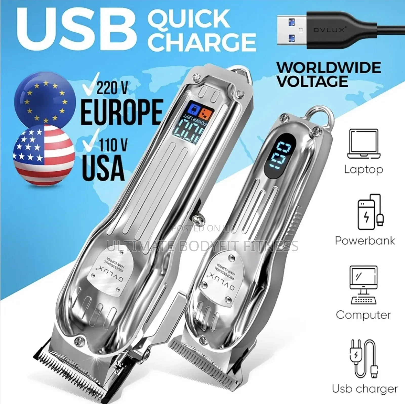 Brand New L936w Professional Hair Clipper Set