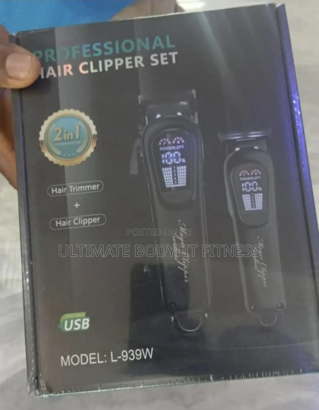 Brand New L939w Professional Hair Clipper Set