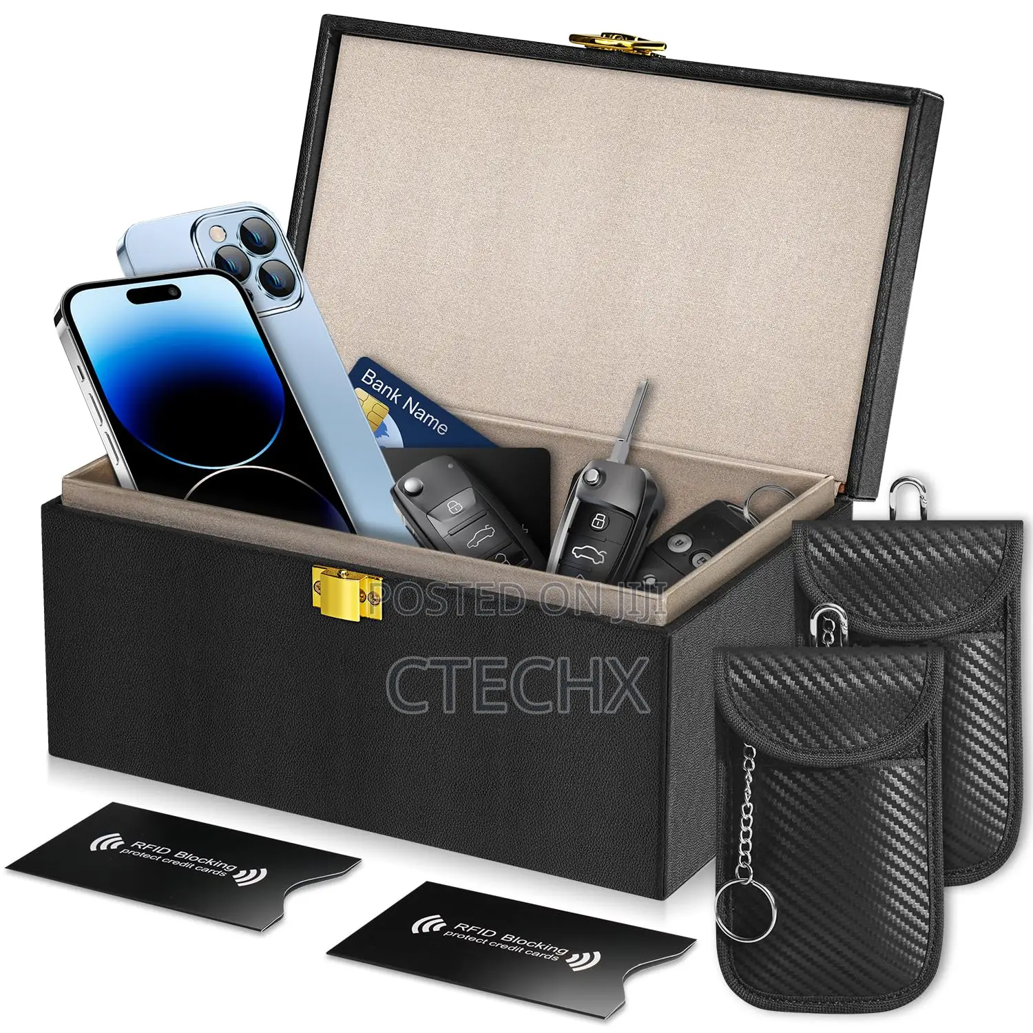 Faraday Box . Car Key Signal Blocker Box for Car Security Anti-Theft