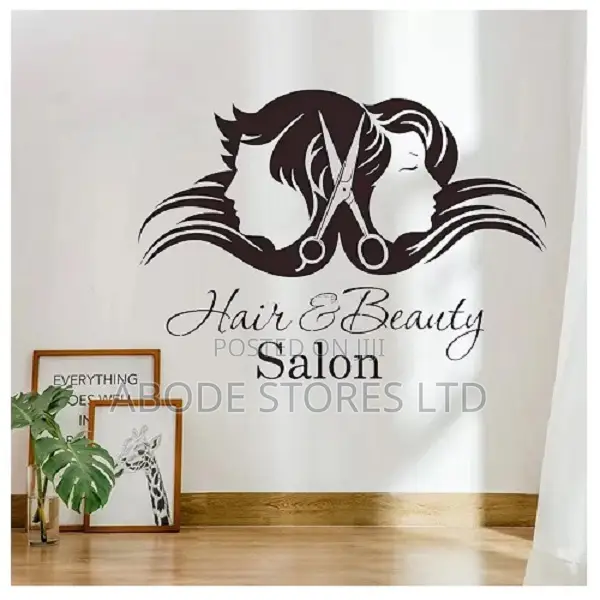 Hair Beauty Salon Decal Wall Sticker