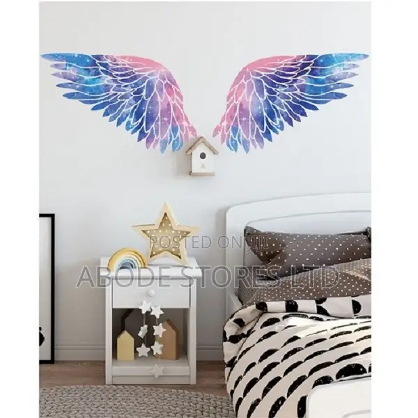 3d Angel Wing Wall Decor. Sticker
