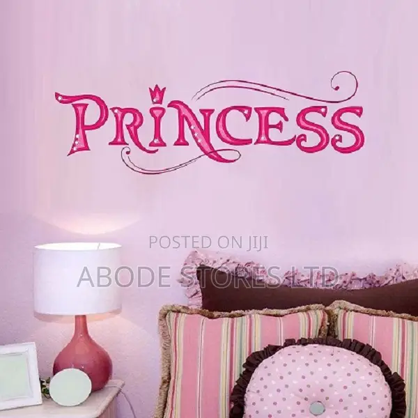 Princess Wall Decals Lettering Wall Stickers