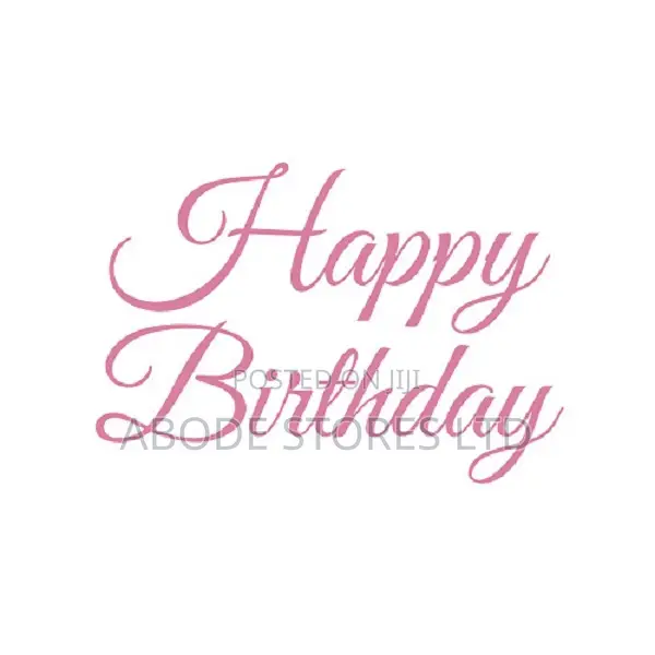 Happy Birthday Decal Wall Sticker