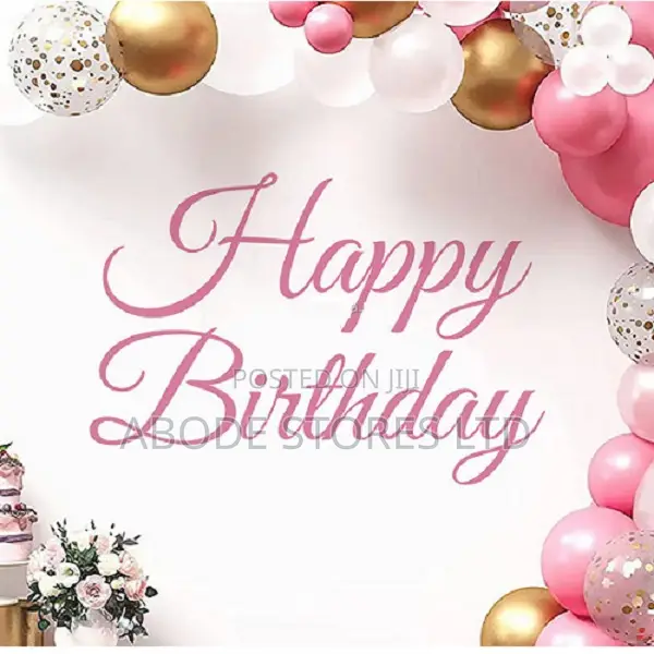 Happy Birthday Decal Wall Sticker