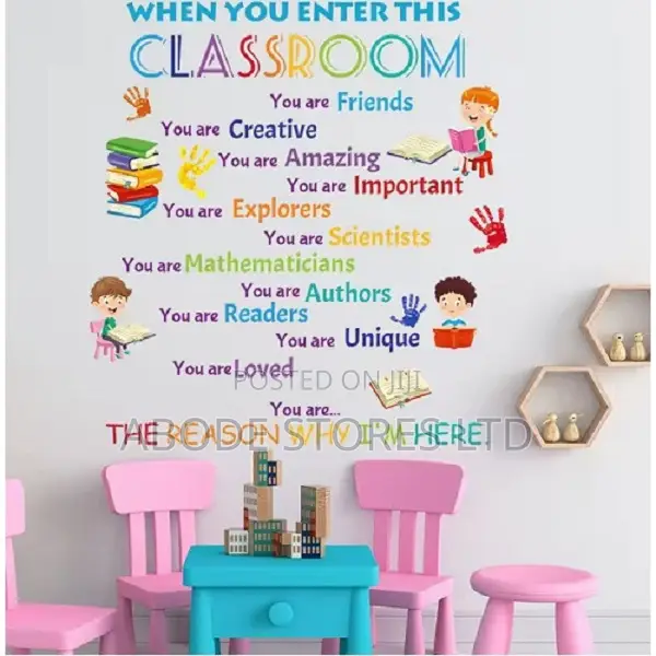 Classroom Inspiration Decal Wall Sticker