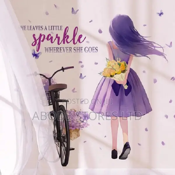 She Leaves a Lil Sparkle Decal Wall Sticker