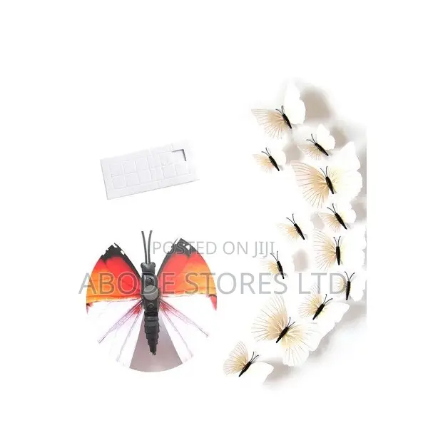 12pcs PVC 3d Butterfly Wall Decor Stickers