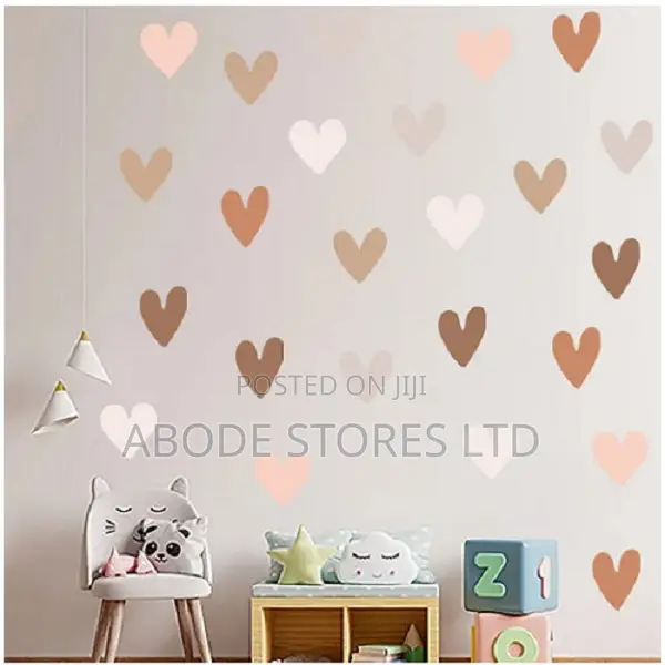 Self Adhesive Decal Hearts Wall Sticker -90*82cm