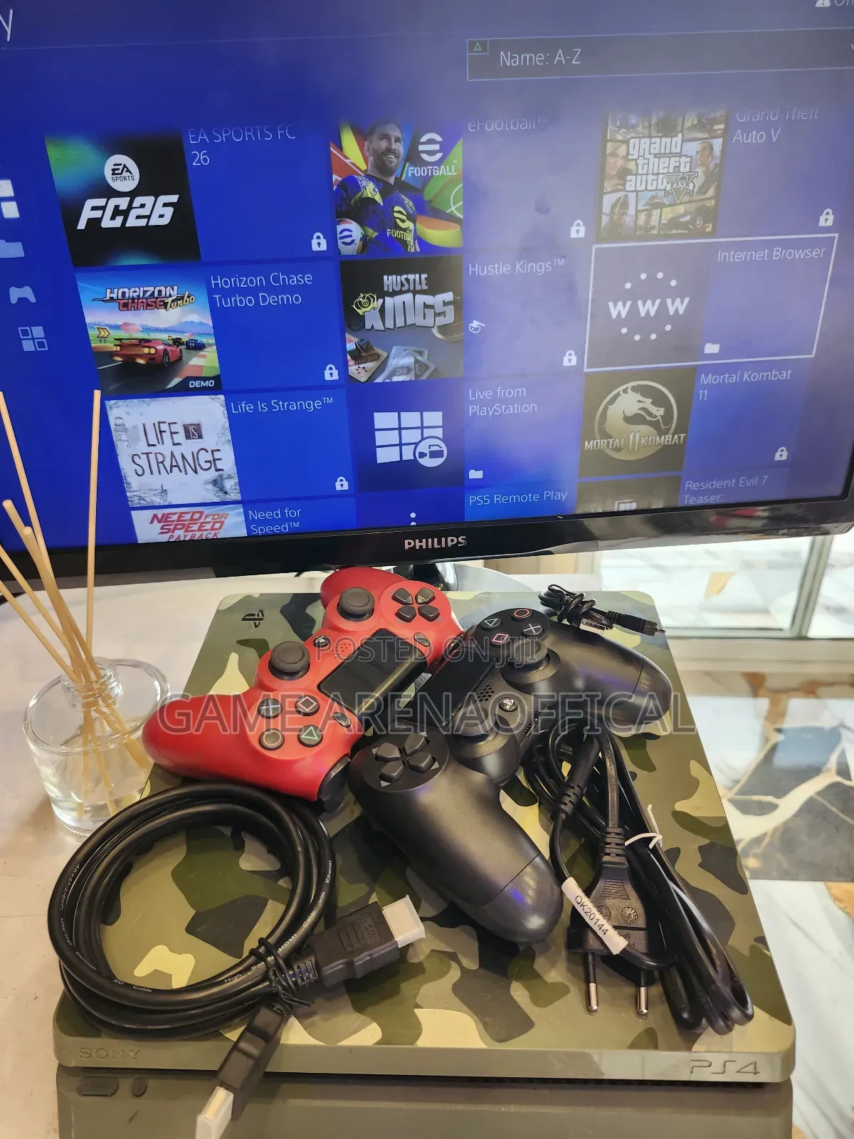 Uk Ps4 Slim Bundle – Fc26 + 10+ Installed Games + 2 Controllers!