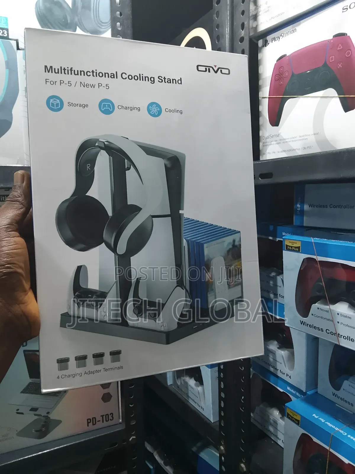 Ps5 Multifunctional Cooling Stand for Fat