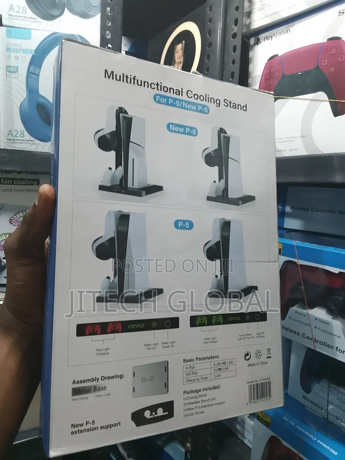 Ps5 Multifunctional Cooling Stand for Fat