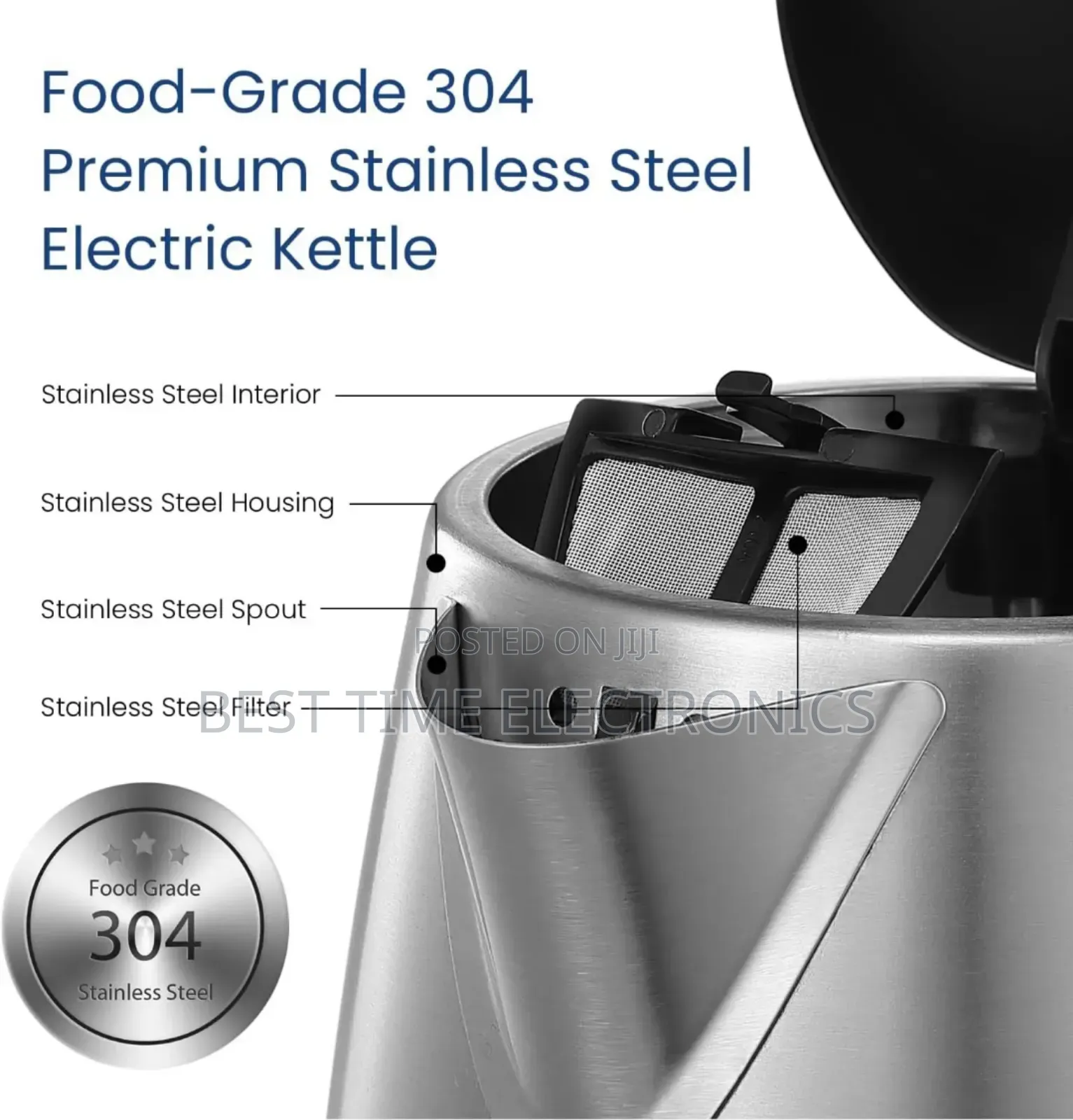 Original Russell Hobbs 1.7ltrs Quite Boil Jug