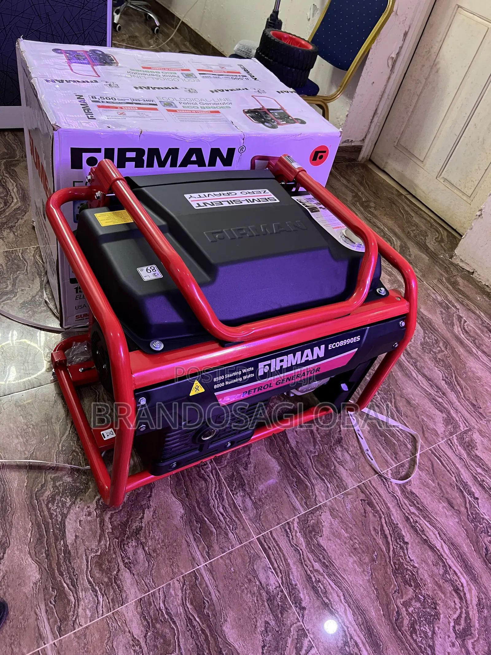 Firman 6.0kva Key Start Generator – Eco8990es With Large Fuel Tank