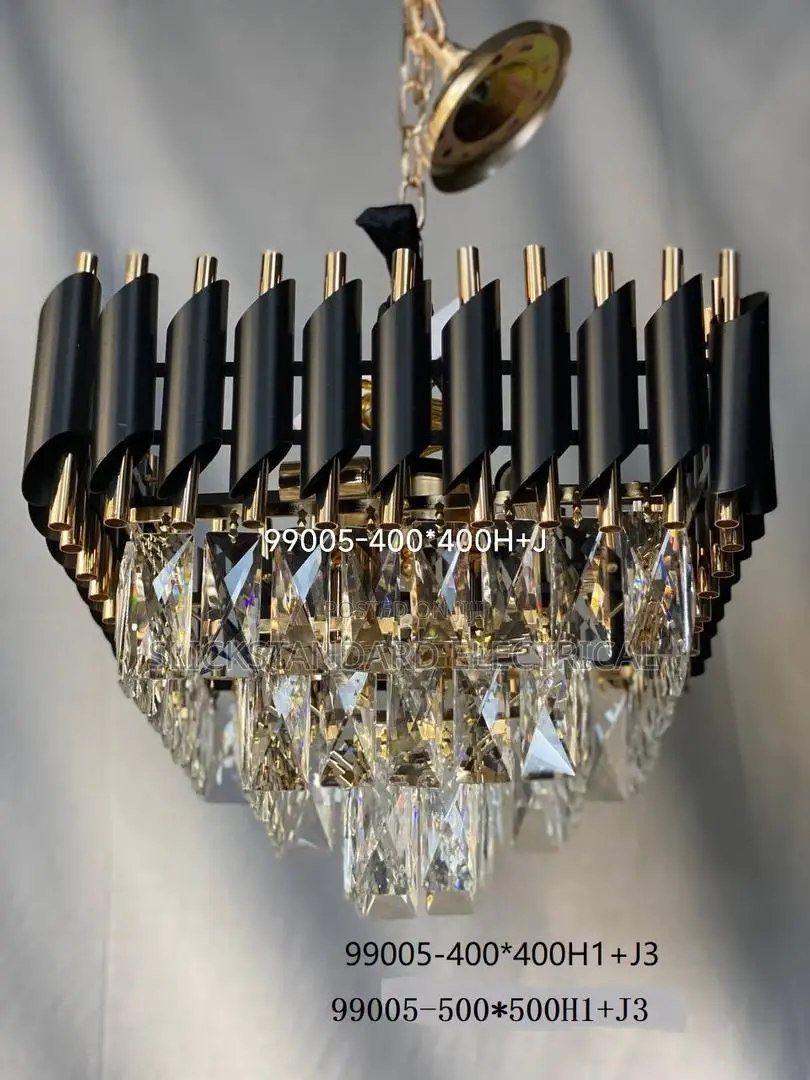 Crystals Chandelier 400mm 500mm 600mm Led and Bulb