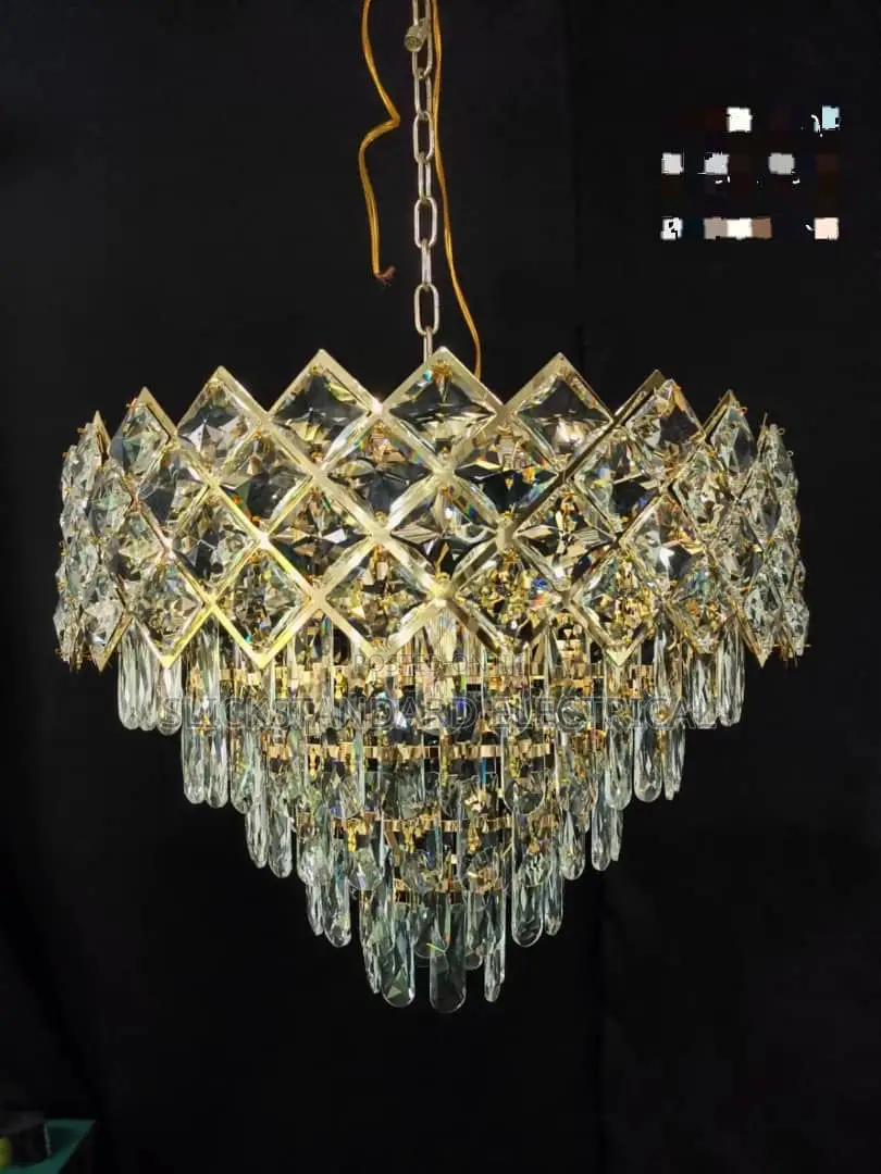 Crystals Chandelier 400mm 500mm 600mm Led and Bulb