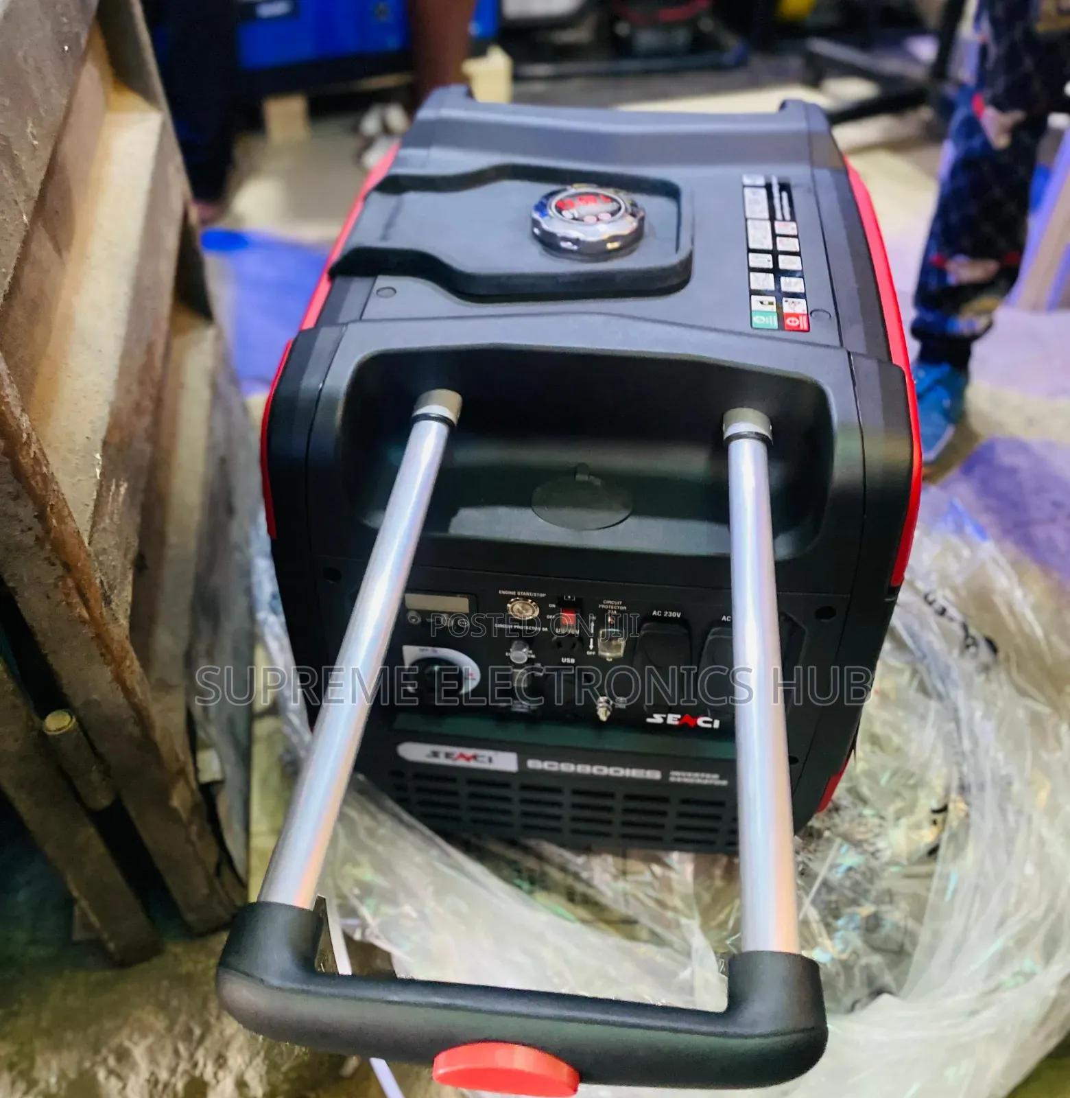 New Senci Inverter Soundproof Generator {7.5kva Which Can Power 3 Acs}