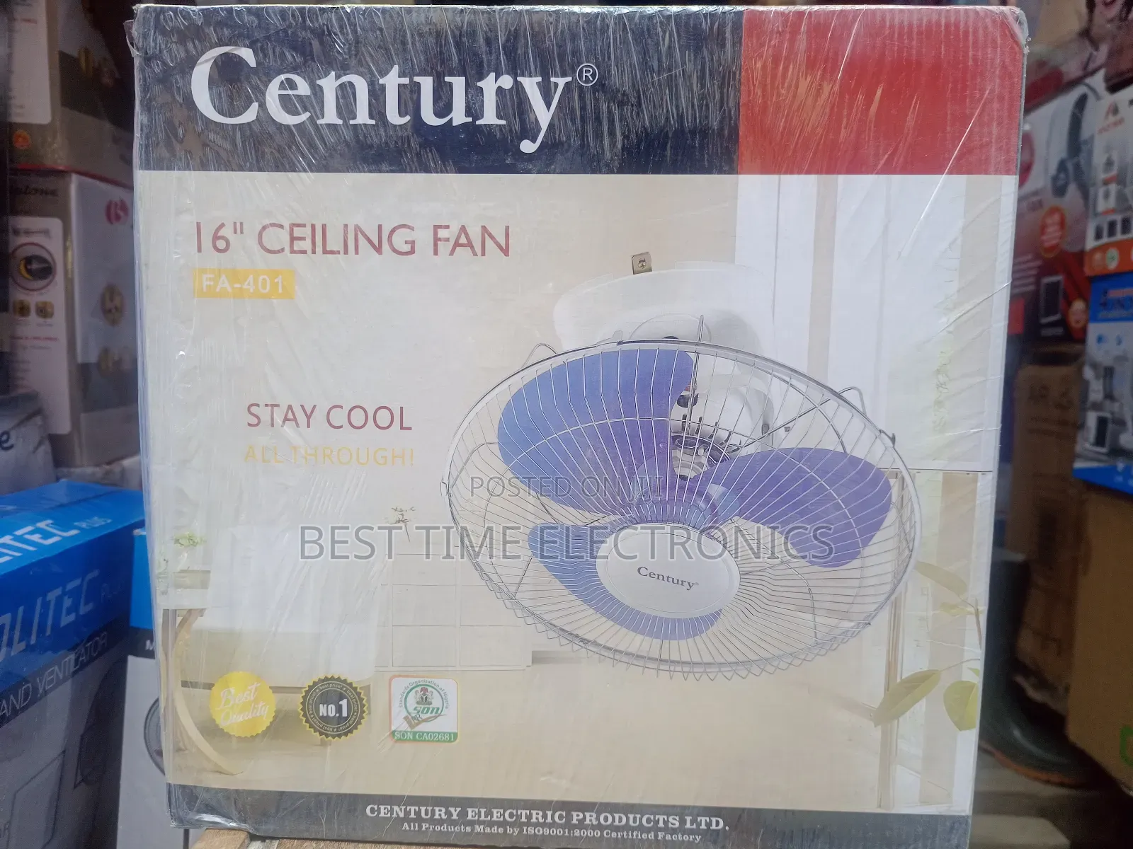 16" Century Electrical Orbital Fan