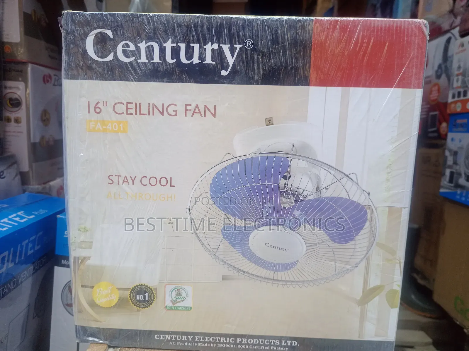 16" Century Electrical Orbital Fan