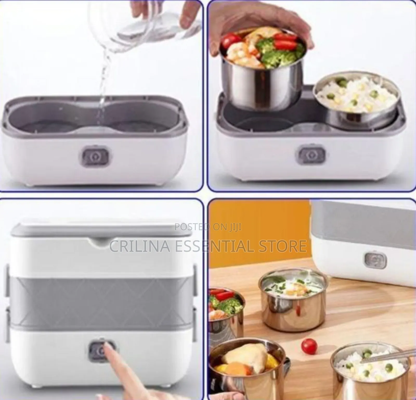 Double Layer Lunch Box Electric Food Warmer