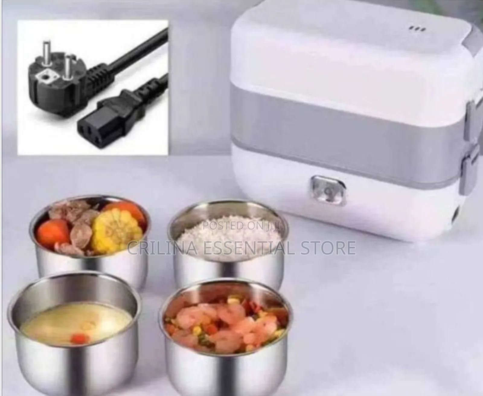 Double Layer Lunch Box Electric Food Warmer